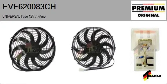 Electric Motor, radiator fan (EVF620083CH)