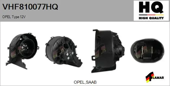 Interior Blower (VHF810077HQ)