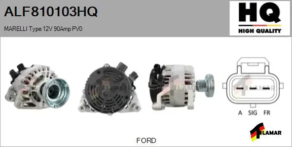 Alternator (ALF810103HQ)