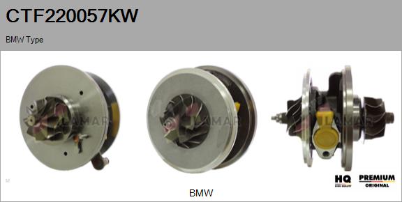 Core assembly, turbocharger (CTF220057KW)