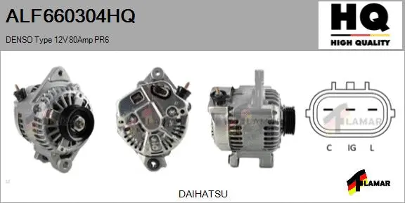 Alternator (ALF660304HQ)