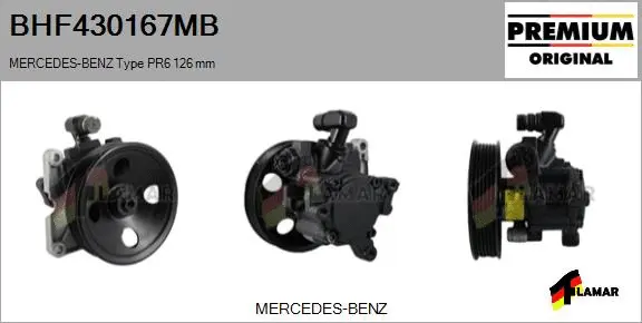 Hydraulic Pump, steering (BHF430167MB)
