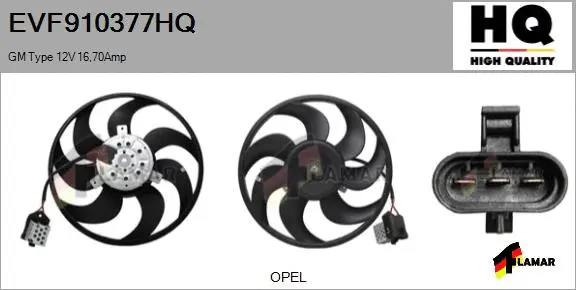 Fan, engine cooling (EVF910377HQ)
