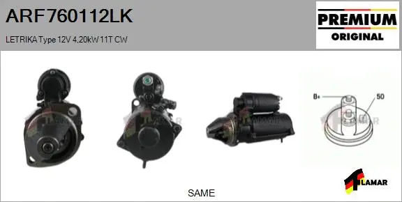 Starter (ARF760112LK)