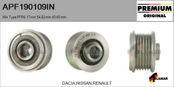 Belt Pulley, alternator (APF190109IN)