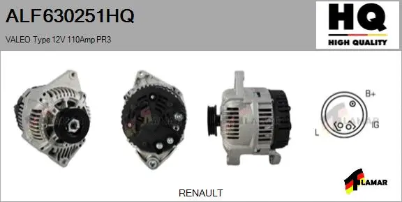 Alternator (ALF630251HQ)