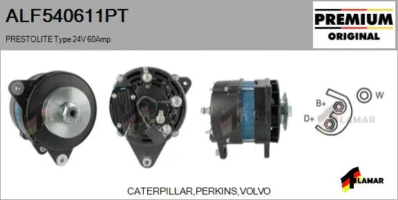 Alternator (ALF540611PT)