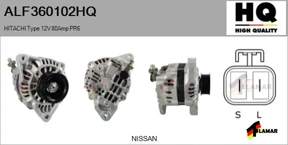 Alternator (ALF360102HQ)