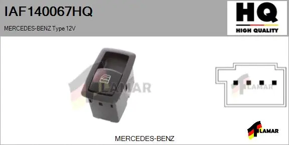 Switch, window regulator (IAF140067HQ)