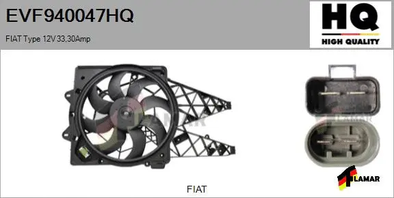 Electric Motor, radiator fan (EVF940047HQ)