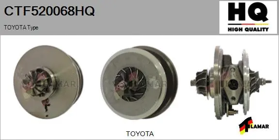 Core assembly, turbocharger (CTF520068HQ)