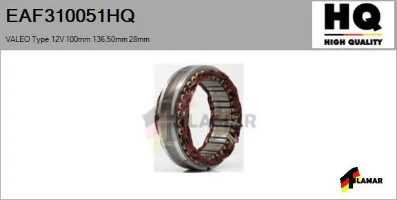 Stator, alternator (EAF310051HQ)