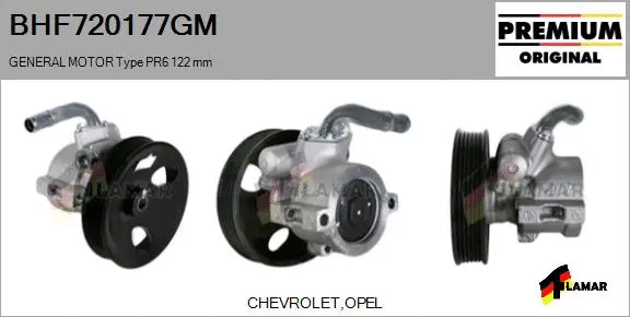 Hydraulic Pump, steering (BHF720177GM)