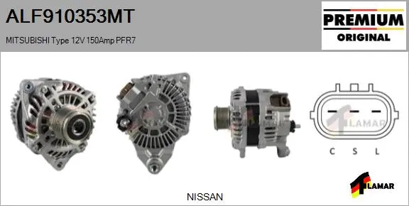 Alternator (ALF910353MT)