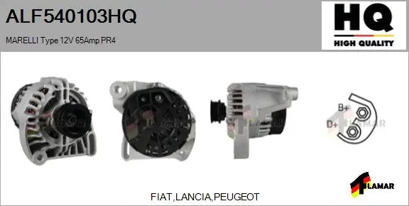 Alternator (ALF540103HQ)