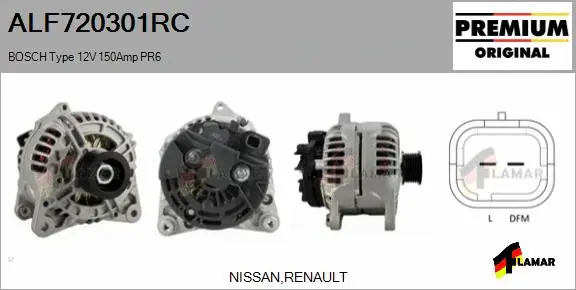 Alternator (ALF720301RC)