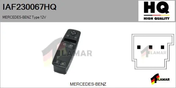 Switch, window regulator (IAF230067HQ)