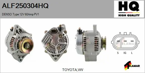 Alternator (ALF250304HQ)