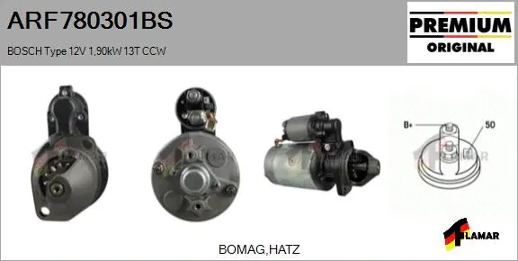 Starter (ARF780301BS)