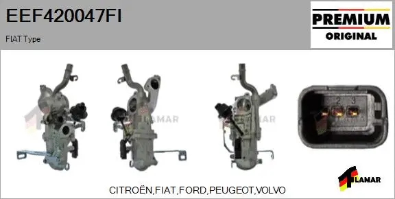 Cooler, exhaust gas recirculation (EEF420047FI)