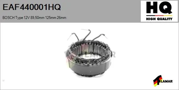 Stator, alternator (EAF440001HQ)