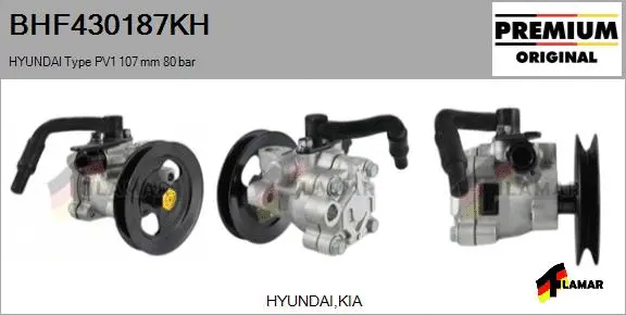 Hydraulic Pump, steering (BHF430187KH)