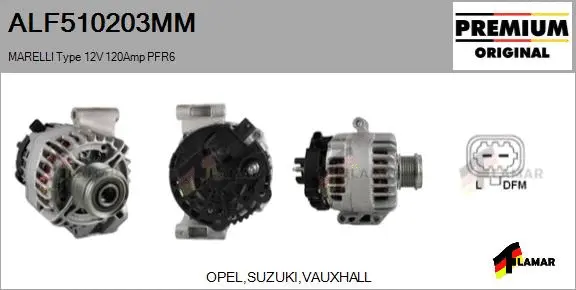 Alternator (ALF510203MM)