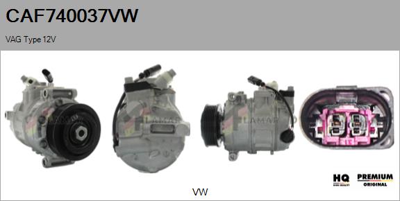 Compressor, air conditioning (CAF740037VW)