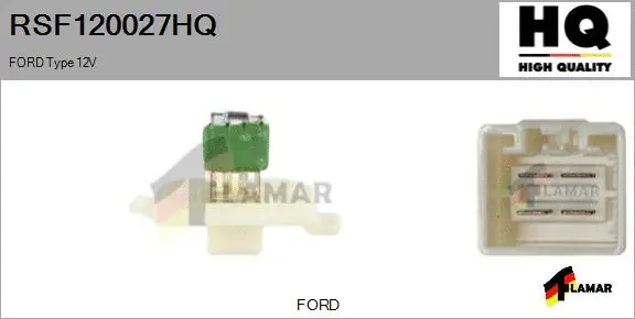 Resistor, interior blower (RSF120027HQ)