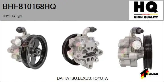 Hydraulic Pump, steering (BHF810168HQ)