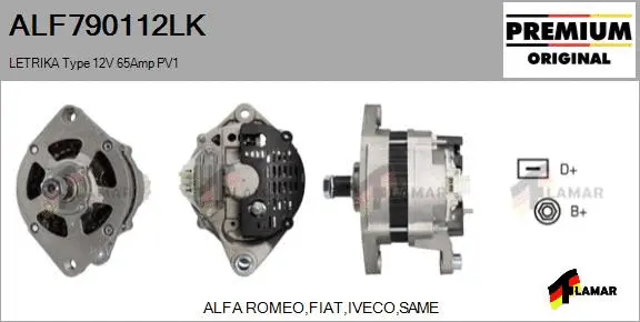 Alternator (ALF790112LK)