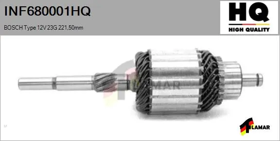 Armature, starter (INF680001HQ)