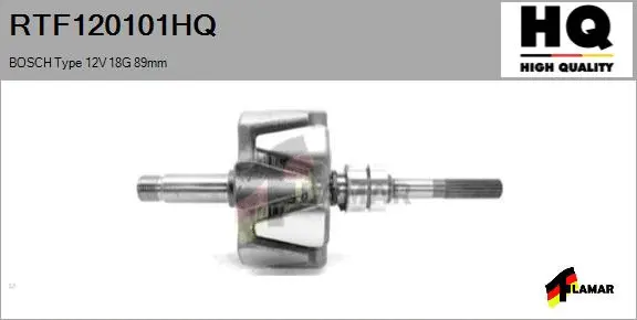 Rotor, alternator (RTF120101HQ)