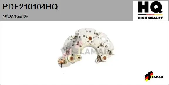 Rectifier, alternator (PDF210104HQ)