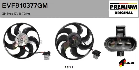 Fan, engine cooling (EVF910377GM)