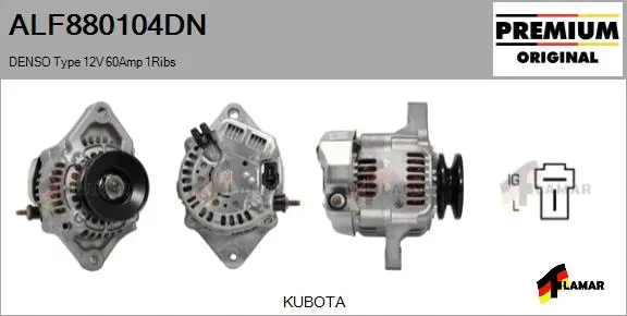 Alternator (ALF880104DN)