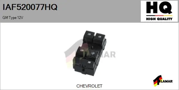 Switch, window regulator (IAF520077HQ)