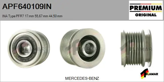 Belt Pulley, alternator (APF640109IN)
