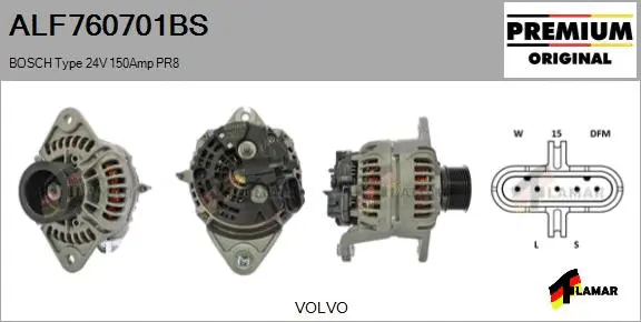 Alternator (ALF760701BS)