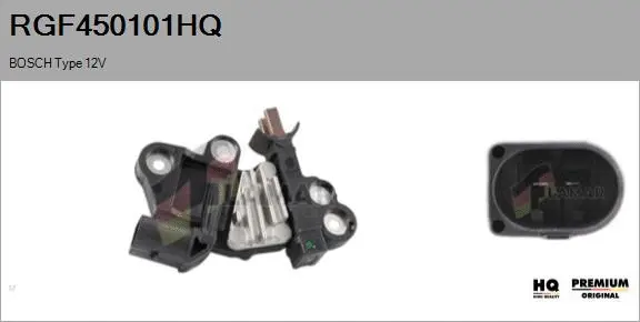Alternator Regulator (RGF450101HQ)