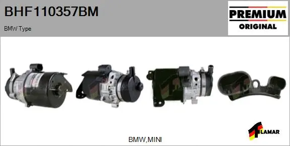 Hydraulic Pump, steering (BHF110357BM)