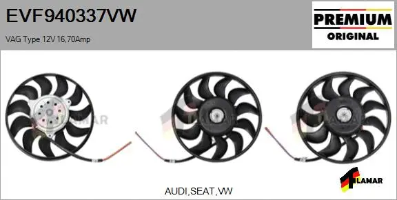 Fan, engine cooling (EVF940337VW)