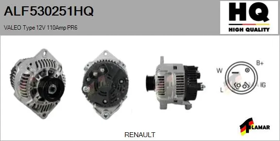 Alternator (ALF530251HQ)