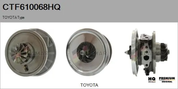 Core assembly, turbocharger (CTF610068HQ)