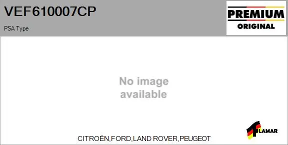 EGR Valve (VEF610007CP)