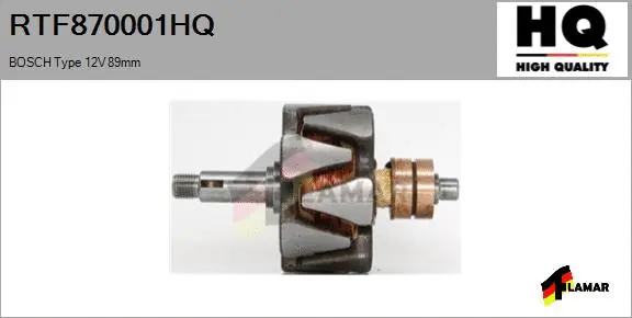Rotor, alternator (RTF870001HQ)