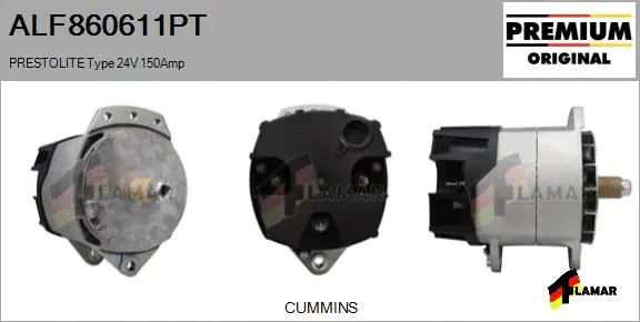 Alternator (ALF860611PT)