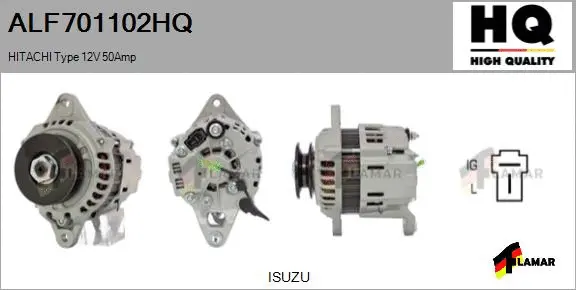Alternator (ALF701102HQ)