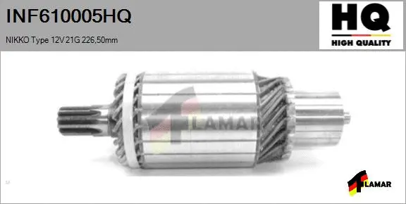 Armature, starter (INF610005HQ)