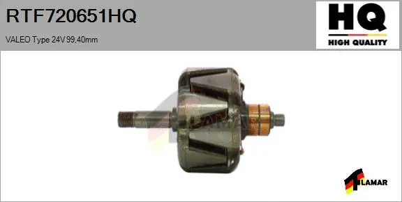 Rotor, alternator (RTF720651HQ)